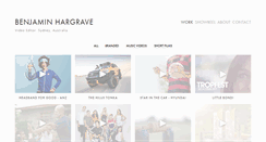 Desktop Screenshot of benjaminhargrave.com